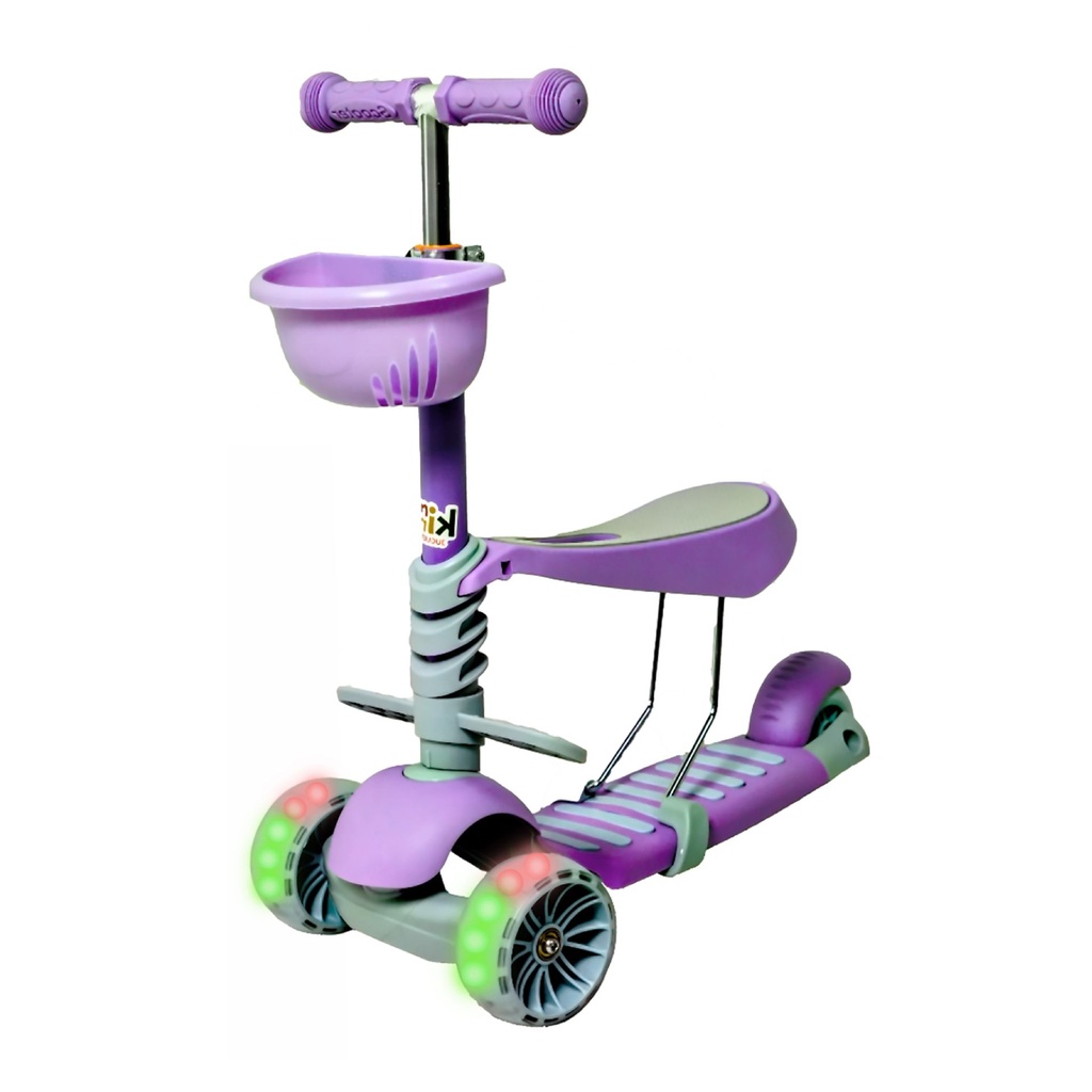 [KN-717 3 IN 1-PURPLE] SCOOTER 3 EN 1 MORADO