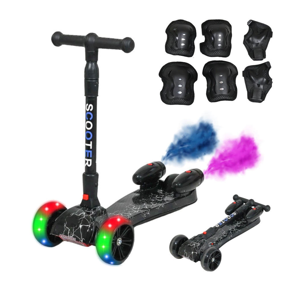 [KN-819-BLACK] SCOOTER CON HUMO Y BLUETOOTH NEGRO