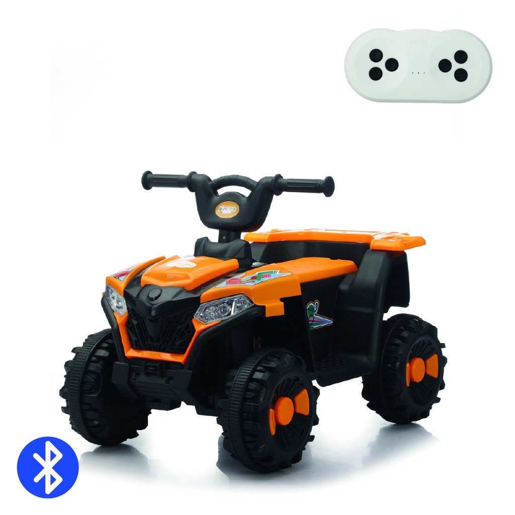 CUATRIMOTO MONTABLE CONTROL REMOTO NARANJA