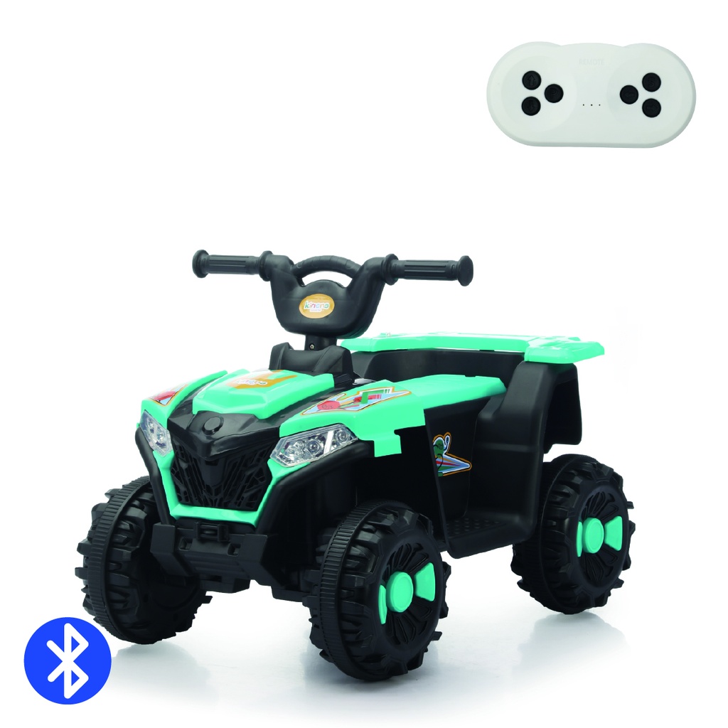 CUATRIMOTO MONTABLE CONTROL REMOTO VERDE