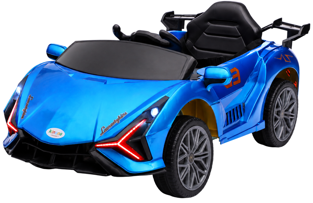 [KN-LB-401-BLUE] CARRITO ELECTRICO LAMBO AZUL METALICO
