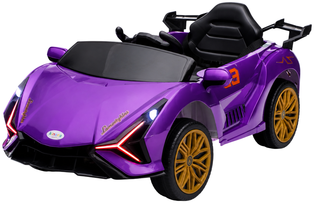 CARRITO ELECTRICO LAMBO MORADO