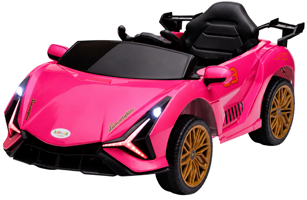 [KN-LB-401-ROSE] CARRITO ELECTRICO LAMBO ROSA METALICO