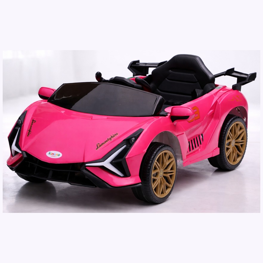 KN-LB-401-ROSE | Carrito deportivo eléctrico rosa metálico