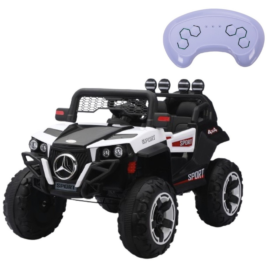 KN-JP-201-WHITE | Camioneta eléctrica infantil blanca