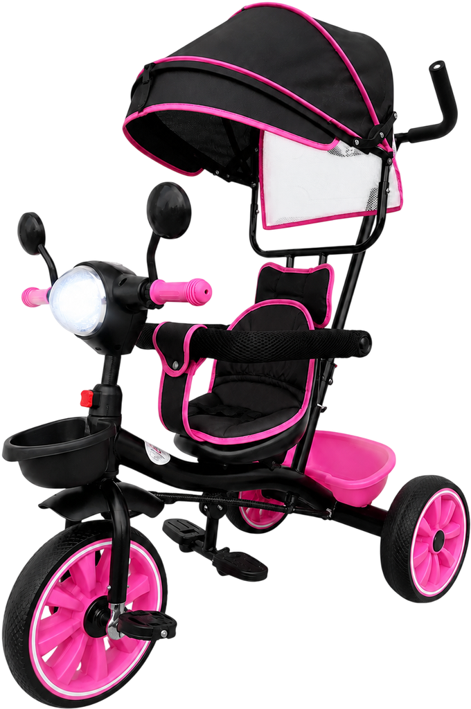 [KN-TR-901-PINK] TRICICLO CON CARPA ROSA