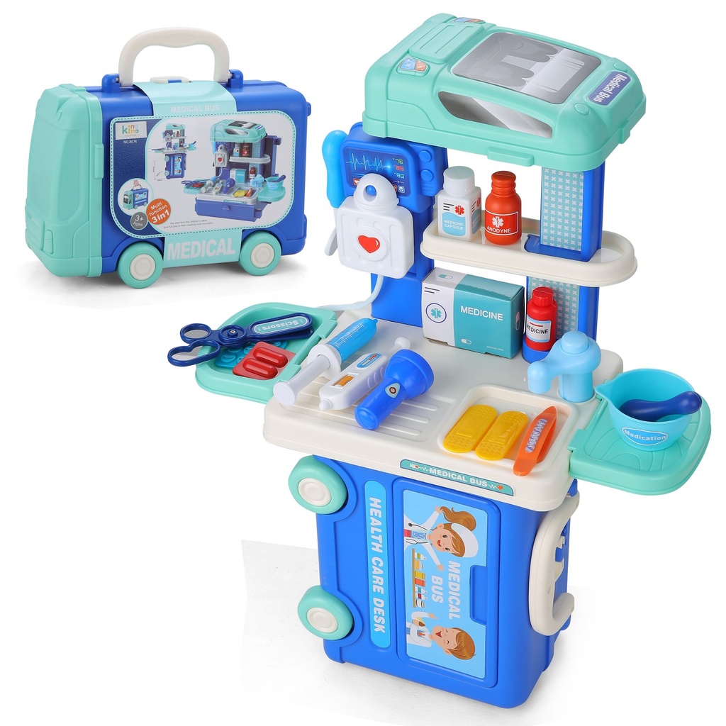 [KN-MED-8074] JUGUETE SIMBOLICO BUS HOSPITAL 29 PZS