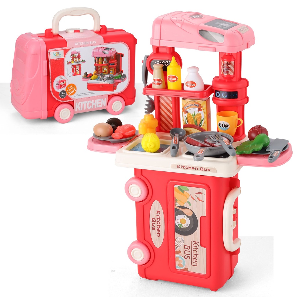 [KN-CN-8075] JUGUETE SIMBOLICO BUS COCINA 32 PZS